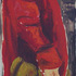 Obraz Marcel Hüppauff On, 2004, olej, plátno, 170 x 43 cm