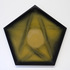 Obraz Milan Houser Pentagram, 2009, akrylátová perleť, nitrocelulózový lak, plátno, 136 x 143 cm