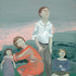 Obraz Christian Macketanz Rodinný výlet, 2004, kombinovaná technika, plátno, 70 x 50 cm
