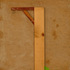 Obraz Jiří Kovanda Bez názvu, 2000 - 2007, kombinovaná technika, sololit, 44 x 44 cm