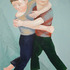 Obraz Christian Macketanz Dva hoši, 2004, kombinovaná technika, plátno, 90 x 60 cm