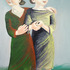 Obraz Christian Macketanz Dvě dívky, 2004, kombinovaná technika, plátno, 90 x 60 cm