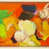 Obraz 60. 70. 80. 90. léta, Různé Otakar Slavík / Kompozice, 80. léta, akryl, plátno, 21 x 30 cm