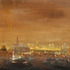 Obraz František Matoušek New York, 2009, akryl, sítotisk, riflovina, 61 x 110 cm