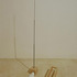 Obraz Tomáš Hlavina Pokrok, 2002, dřevo, kov, 125 x 28 x 10 cm a 10 x 56 x 12 cm