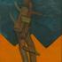 Obraz Tomáš Císařovský S ruksakem na zádech, 1987, olej, plátno, 40 x 30 cm