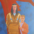 Obraz Tomáš Císařovský Tak o co tenkrát vlastně šlo, 2003, olej, plátno, 150 x 120 cm