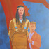 Obraz Tomáš Císařovský Tak o co tenkrát vlastně šlo, 2003, olej, plátno, 150 x 120 cm