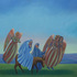 Obraz Antonín Střížek Útěk do Egypta, 2004, olej, plátno, 110 x 130 cm