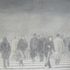 Obraz Eva Sakuma V mlze, 2010, akryl, plátno, 80 x 120 cm