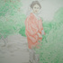 Obraz Eva Sakuma V zahradě, 2004, plast, plátno, 100 x 70 cm