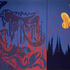 Obraz Jakub Hošek Welcome ghosts, 2007, akryl, plátno, 180 x 340 cm (180 x 200 cm + 180 x 140 cm)