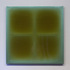 Obraz Milan Houser Zelený kříž, 2009, akrylátová perleť, nitrocelulózový lak, plátno, 100 x 100 cm